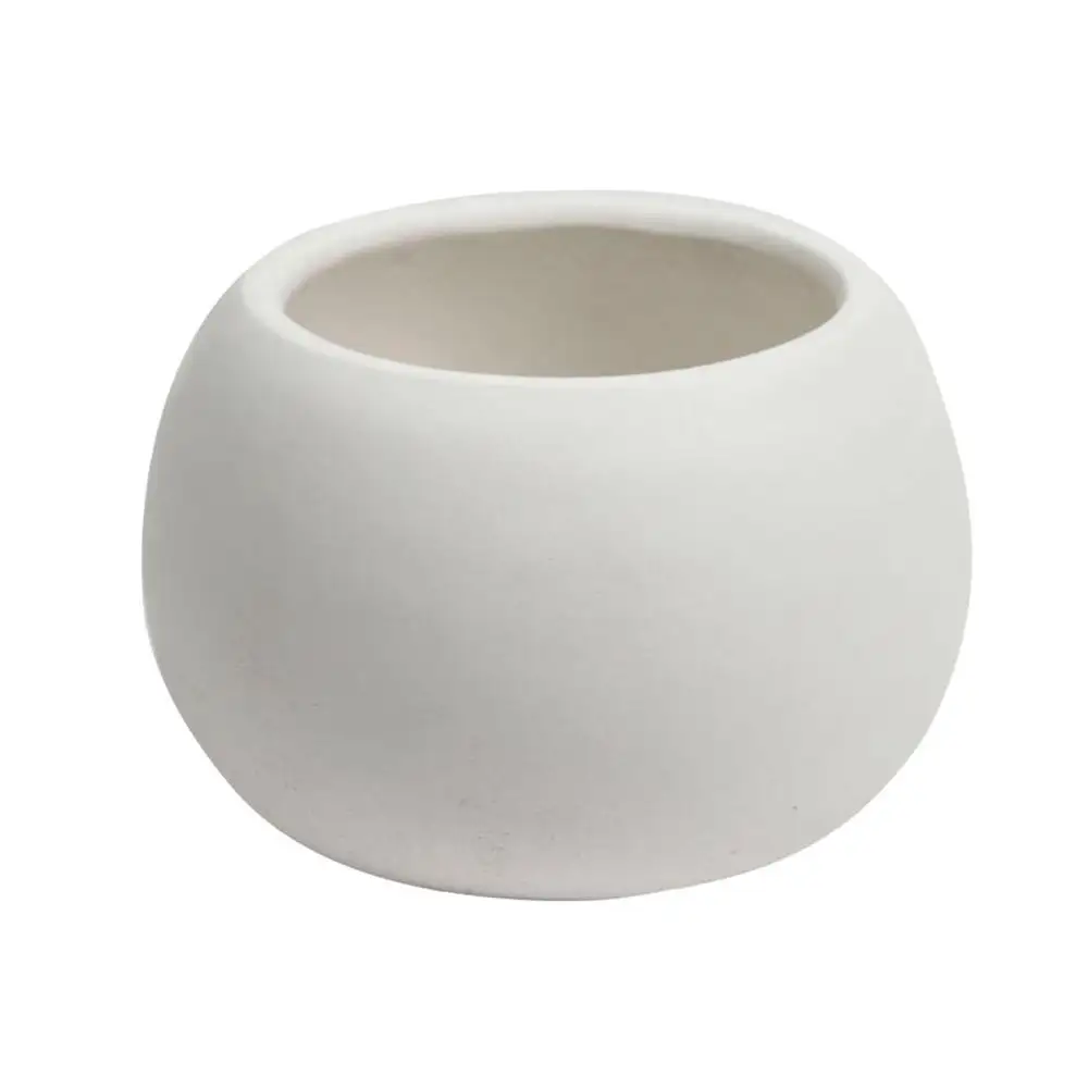 Avera AFM501080W Sphere Planter 8 Inch White