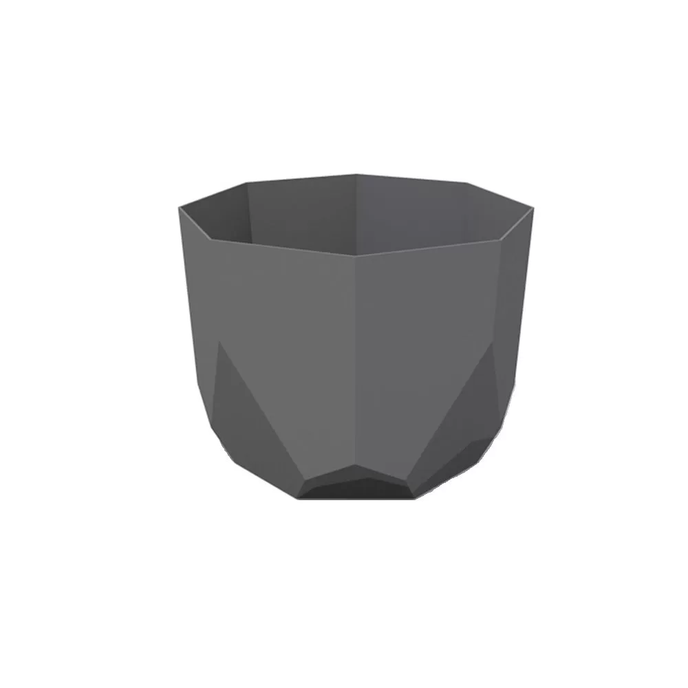 Bloem TXT06908 Charcoal Tuxton Planter 6 Inch Small Plants