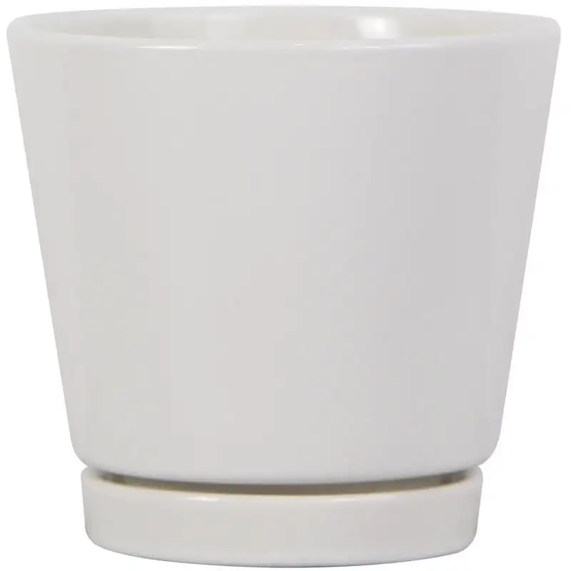 Trendspot 4 Ceramic Knack Planter White Pack 8 Small Flower Pots