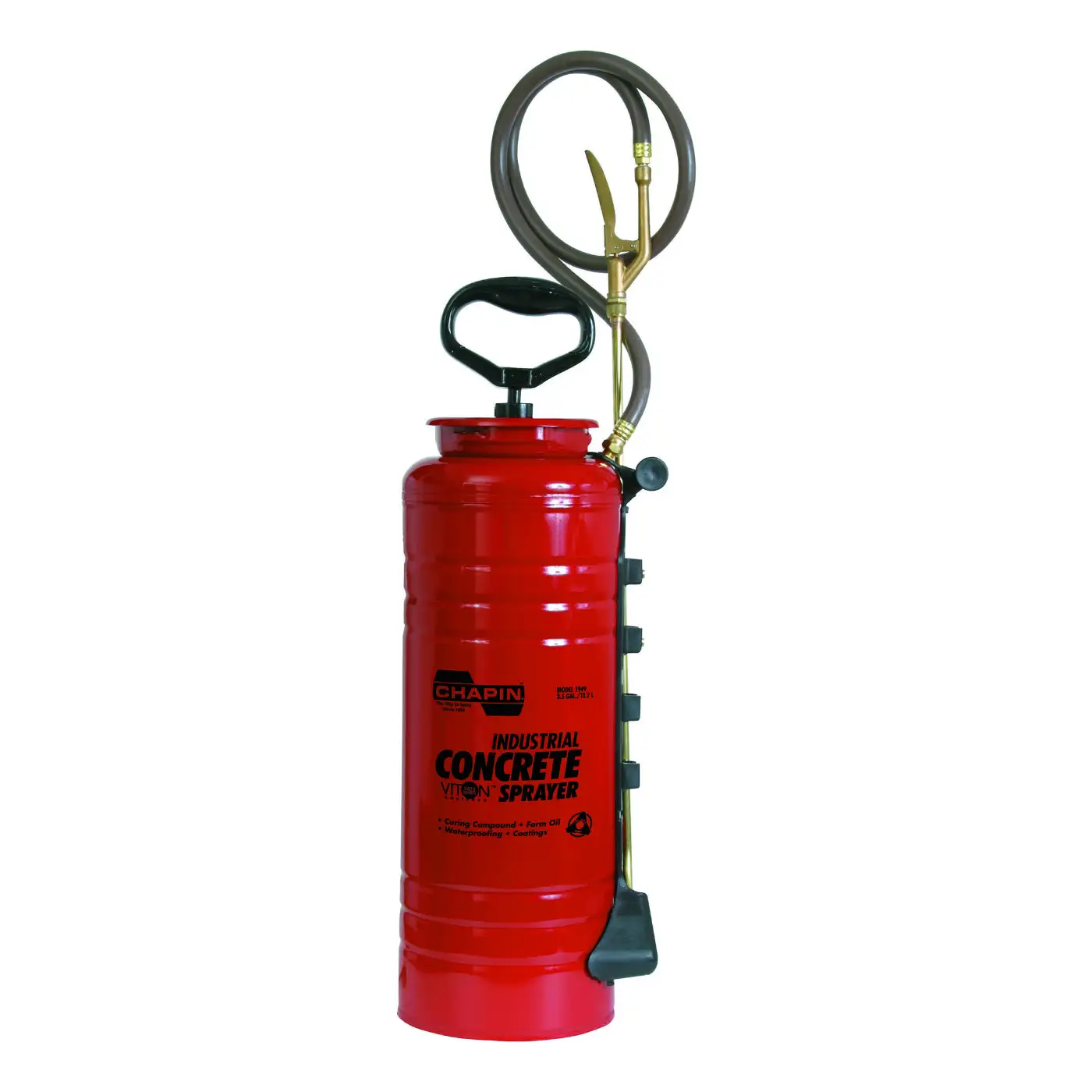 Chapin 1949 Industrial Viton Concrete Open Head Sprayer 3.5 Gallon Tank