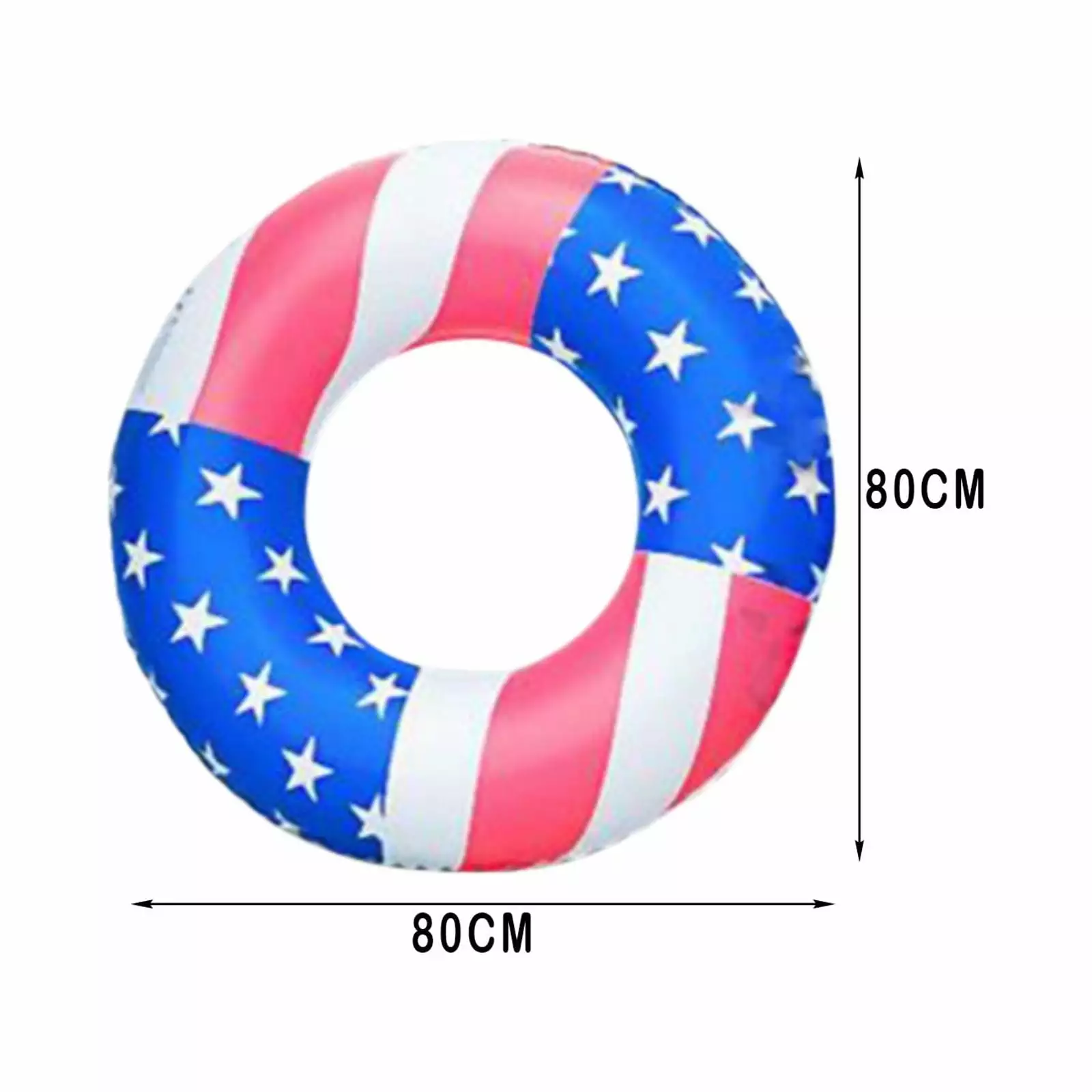 31 Inch American Flag Inflatable Float Adults Teens 4th July Pool Party