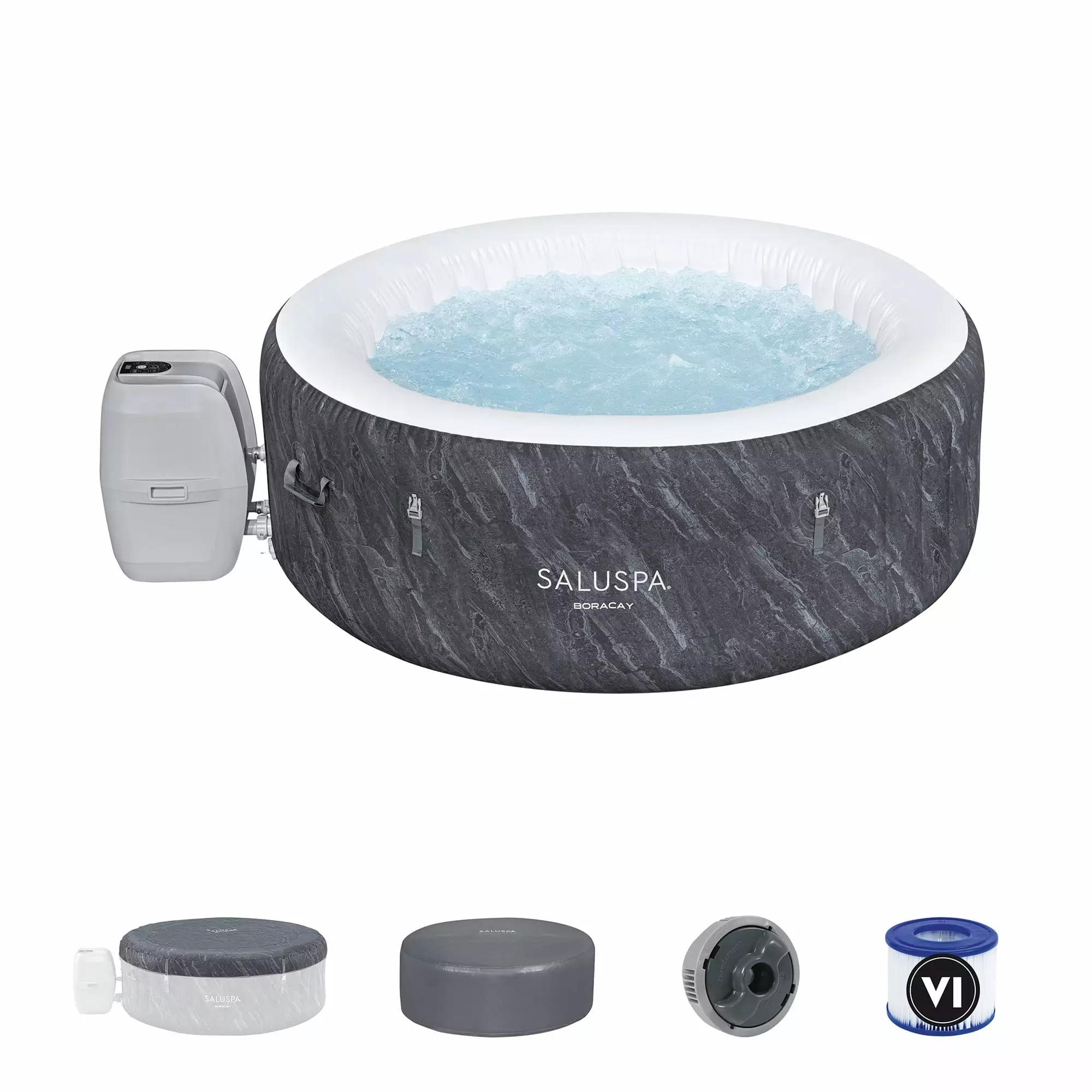 Bestway SaluSpa Boracay EnergySense Smart Signature AirJet Inflatable Spa