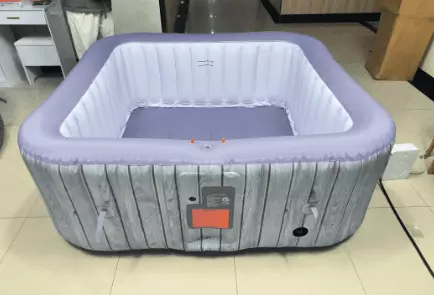 Inflatable Hot Tub Deluxe Spa Set 4-6 Person 120 Soothing Jets and Cover