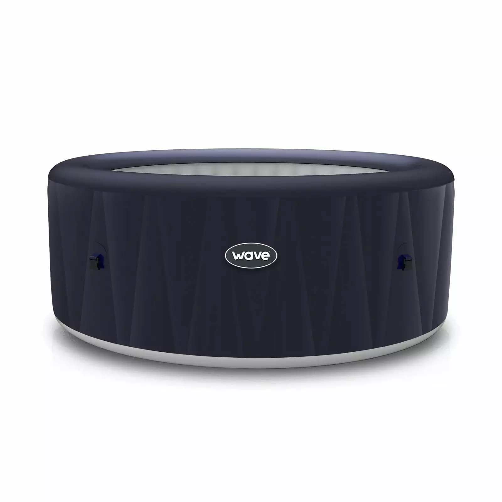 Wave Atlantic 6 Person Round Inflatable Hot Tub Integrated Heater Navy 4