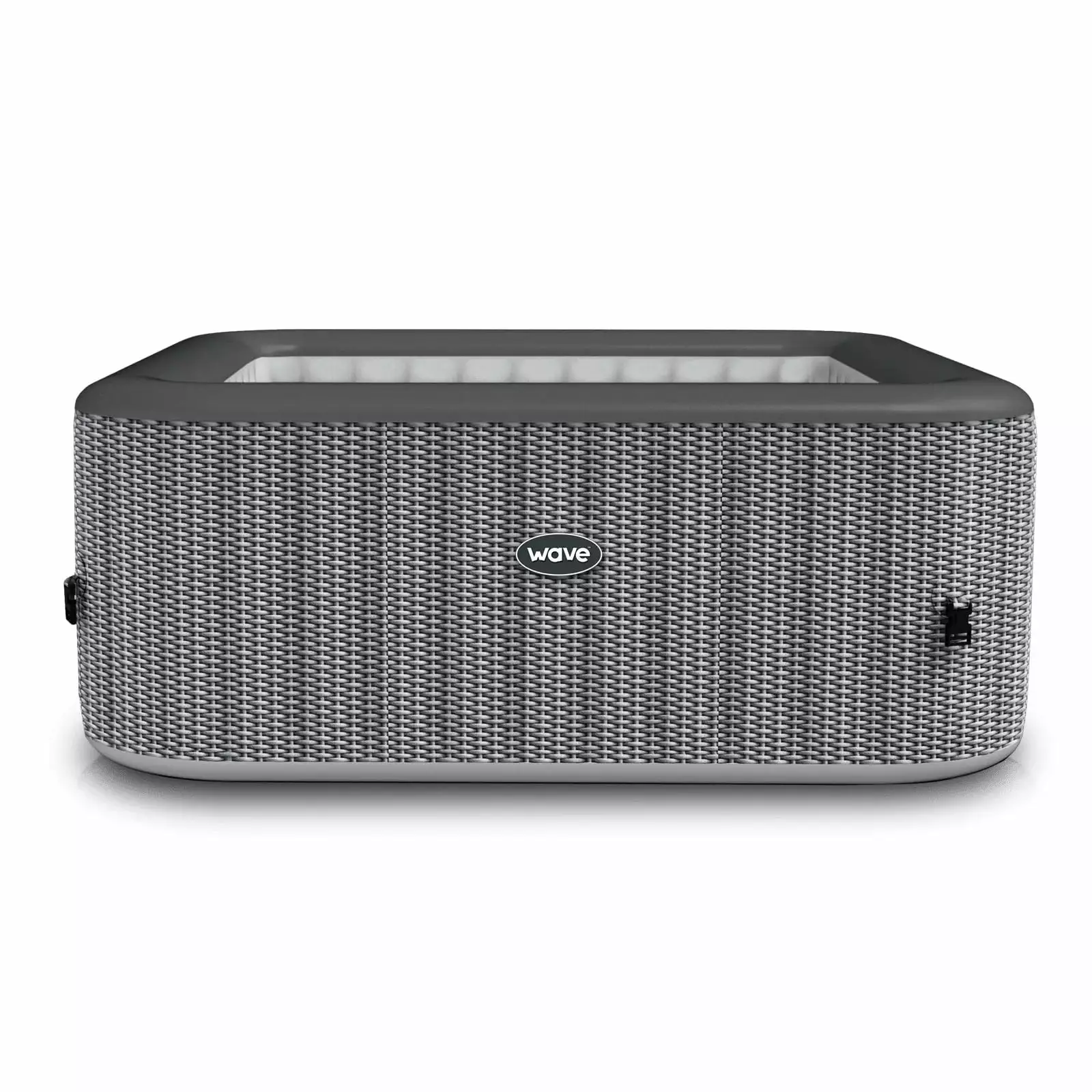 Wave Pacific 4/6 Person Inflatable Hot Tub Integrated Heater Gray Rattan 4