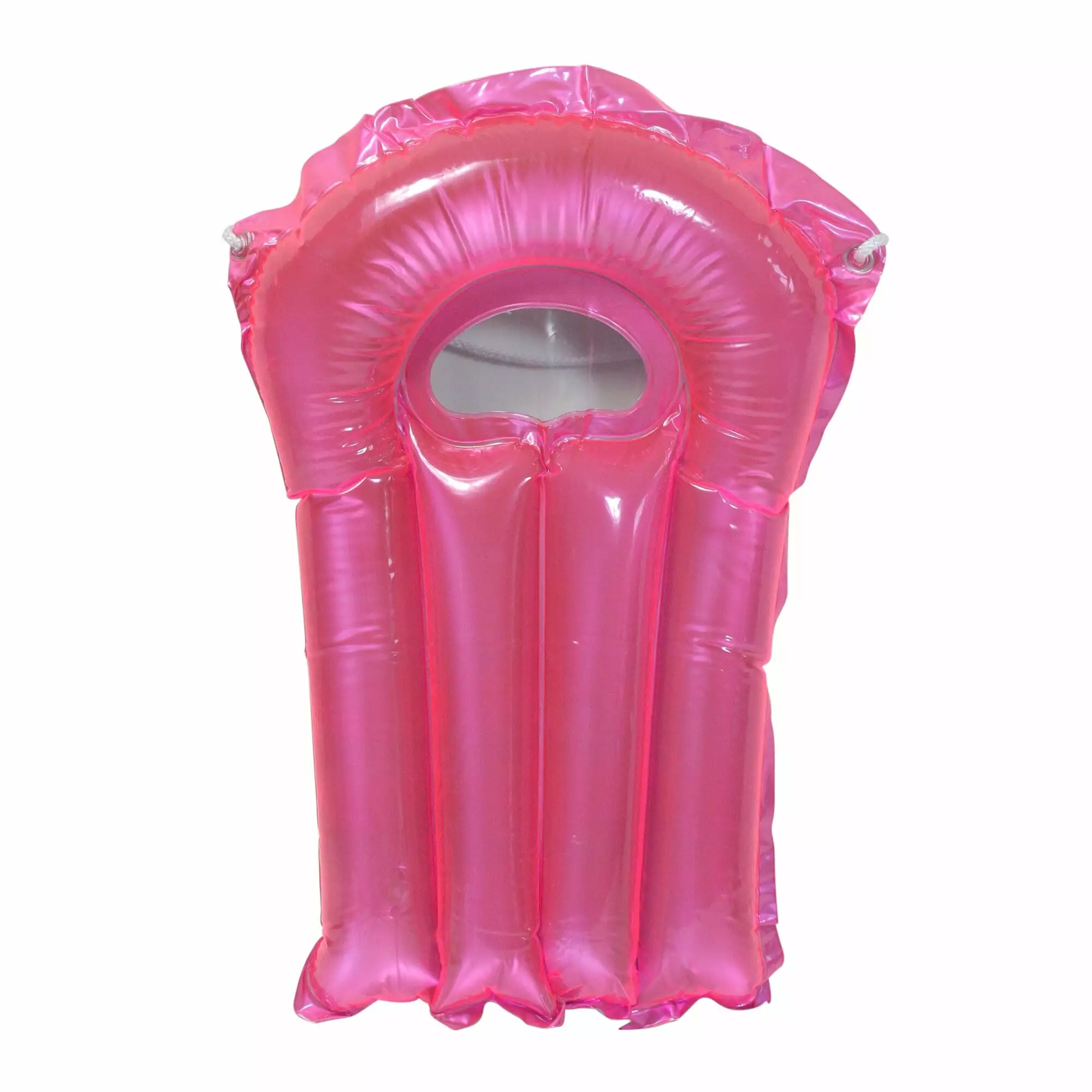 30-Inch Pink Inflatable Surf Rider Pool Float Adults and Kids Summer Water Fun Pink