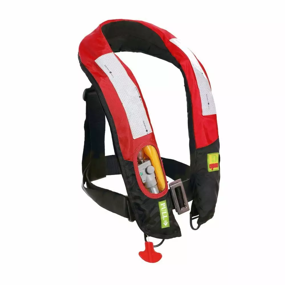 Lifesaving Pro Premium Automatic Manual Inflatable Life Jacket Vest PFD Survival Aid Red