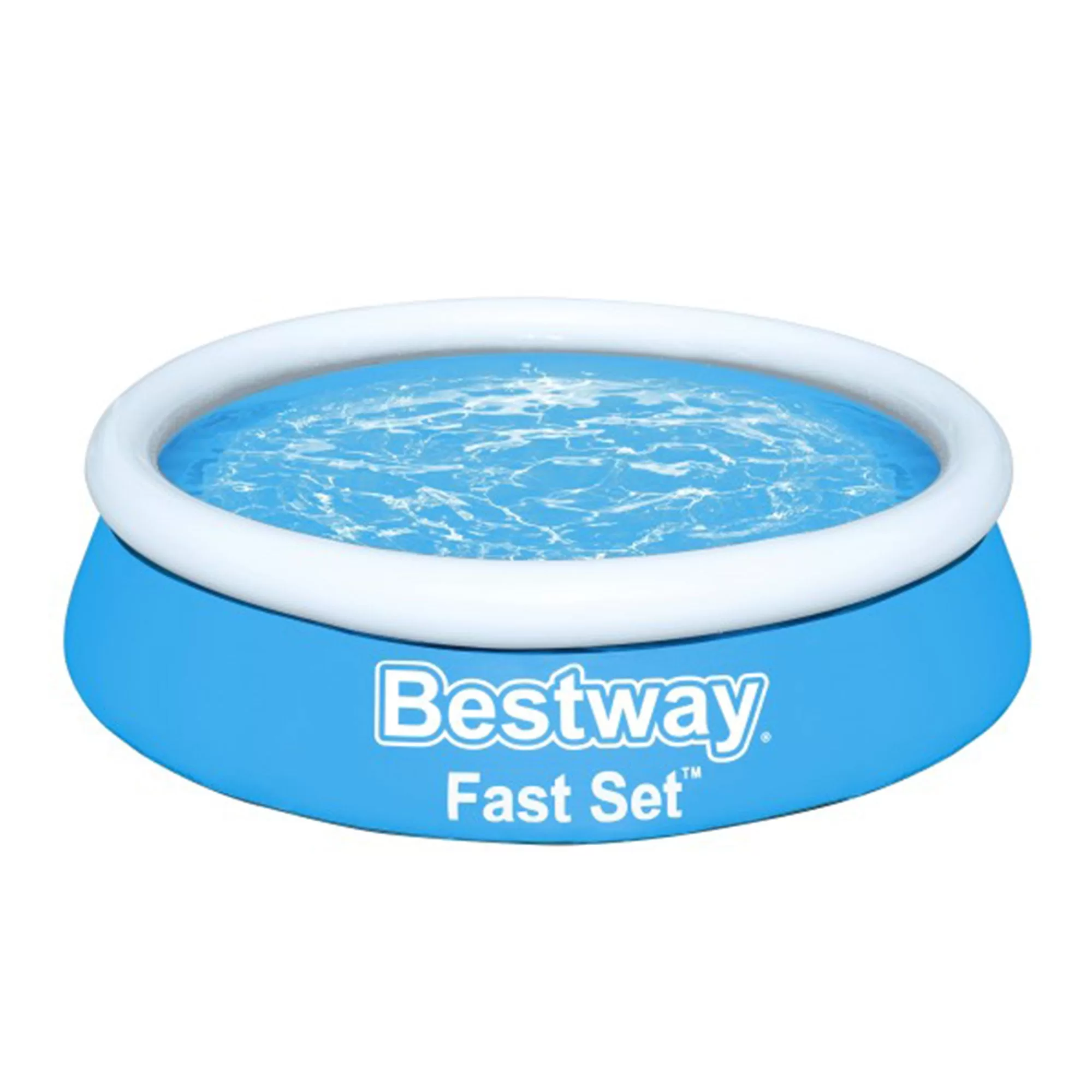 Bestway Fast Set 6' x 20 Round Inflatable Above Ground Outdoor Swimming Pool