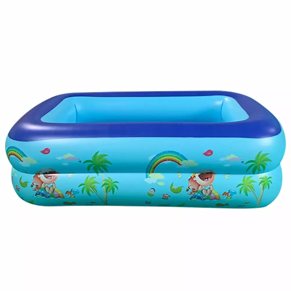 HOMEMAXS 115x92cm Homeheld Inflatable Pool Bathtub Inflatable Swimming Pool Educational Plaything Sports Supplies Boys Gir...