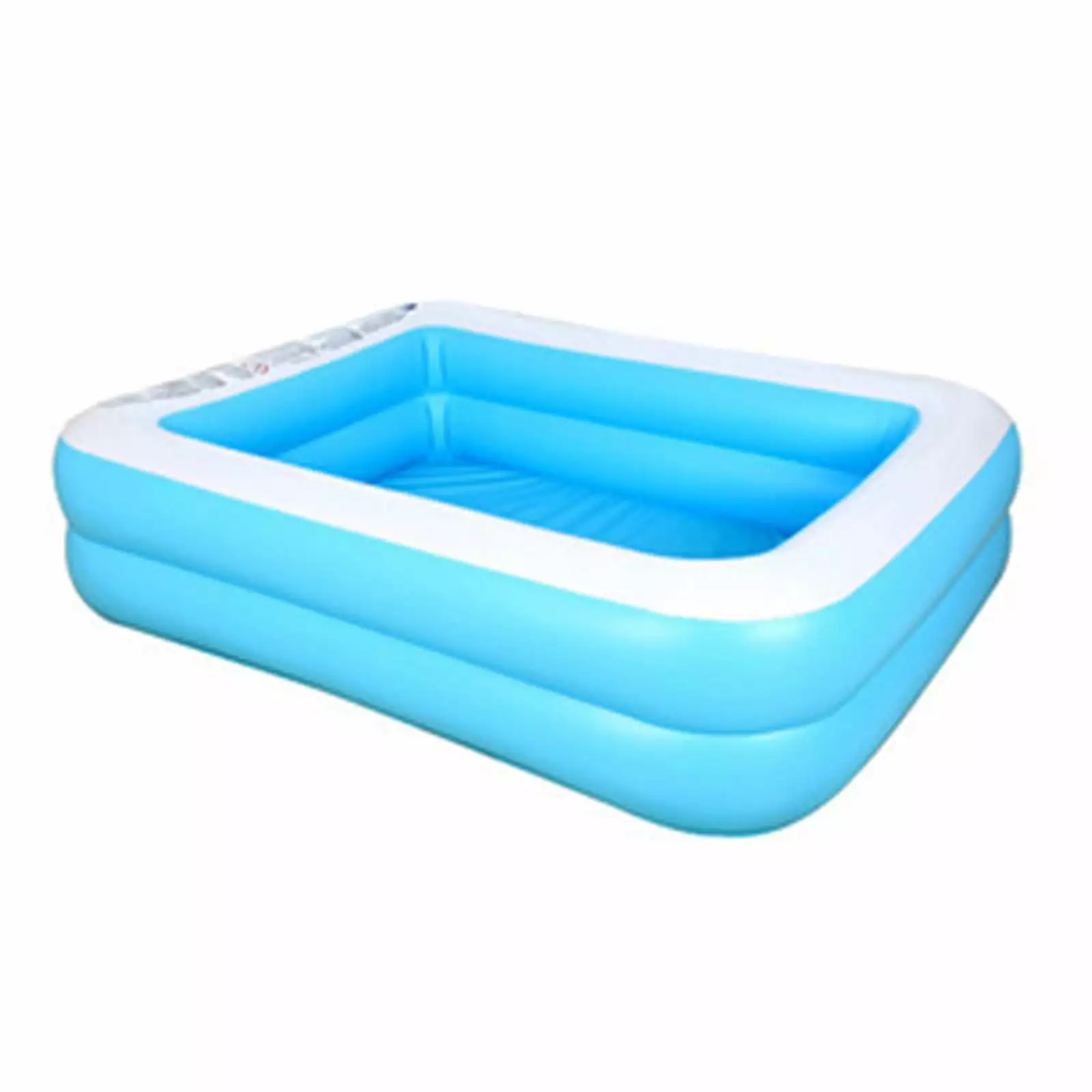 Xiaoluokaixin Inflatable Outdoor Swimming Pool Backyard Square Shape Leak-Proof Water Game Hand Pump 43