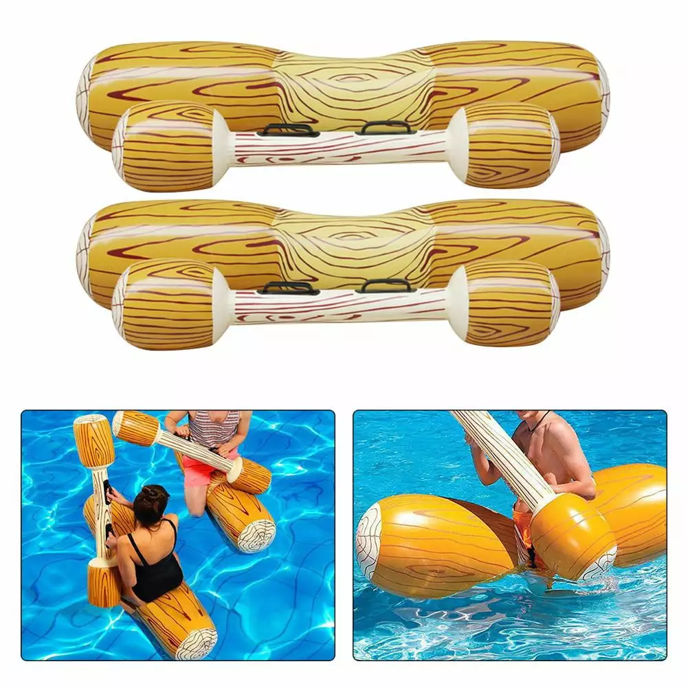 YLSHRF Double Person Inflatable Floating Water Toy Swimming Pool Raft Fun Play