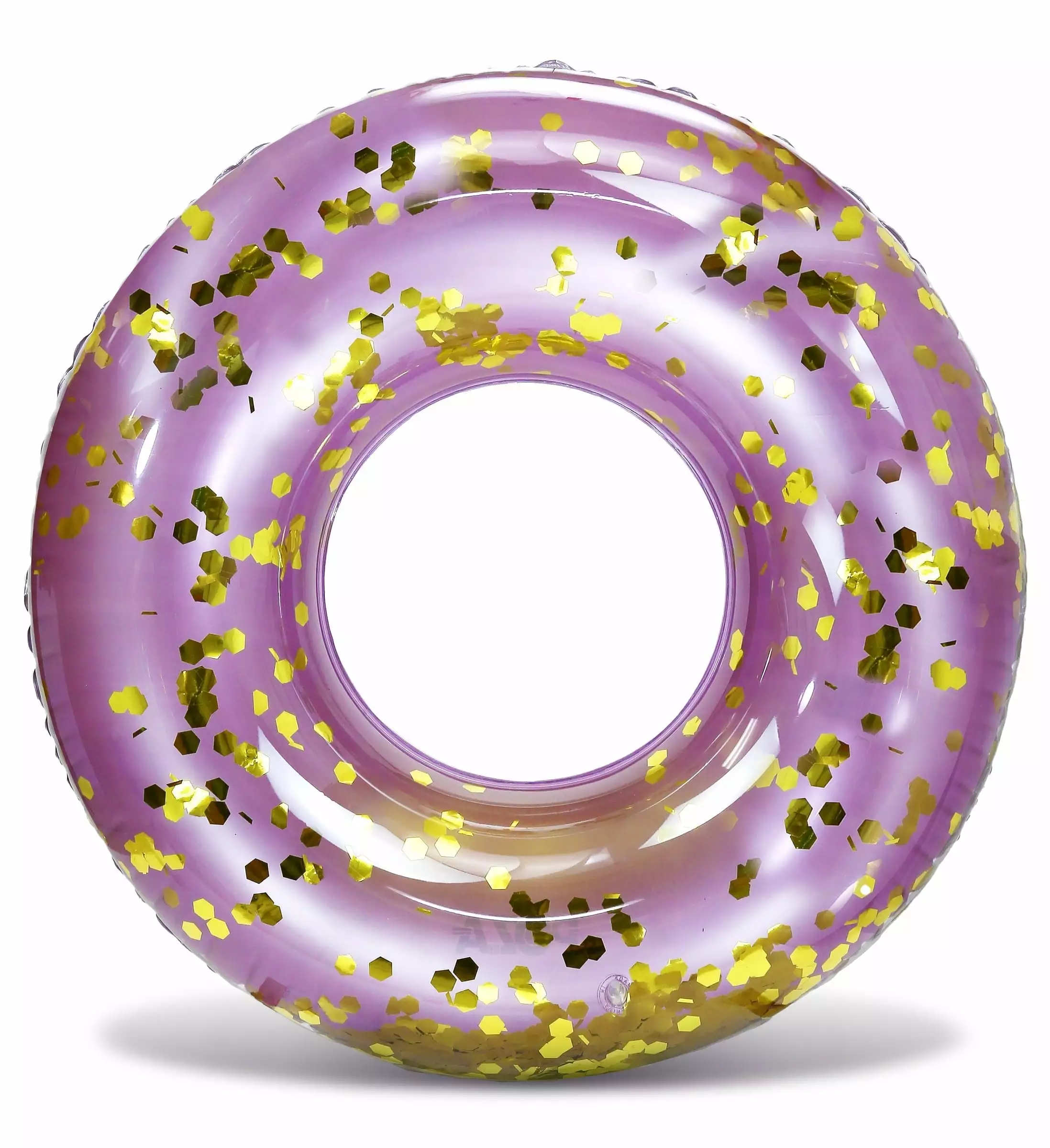 CoTa Global Inflatable Ring Pool Float Stylish Confetti UV Resistant Swim Tube 23