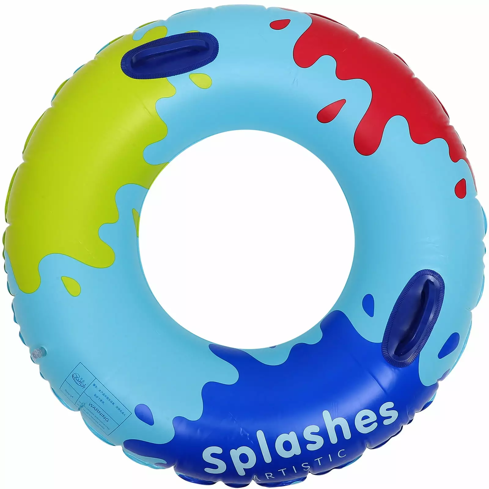 Eease Inflatable Adult Swim Ring Handle Beach and Pool Relaxation 83