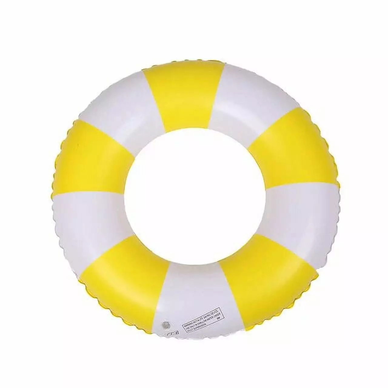 1 Pc Inflatable Swim Ring Children and Adults Thickened Windmill Design PVC Checkerboard Water Sports