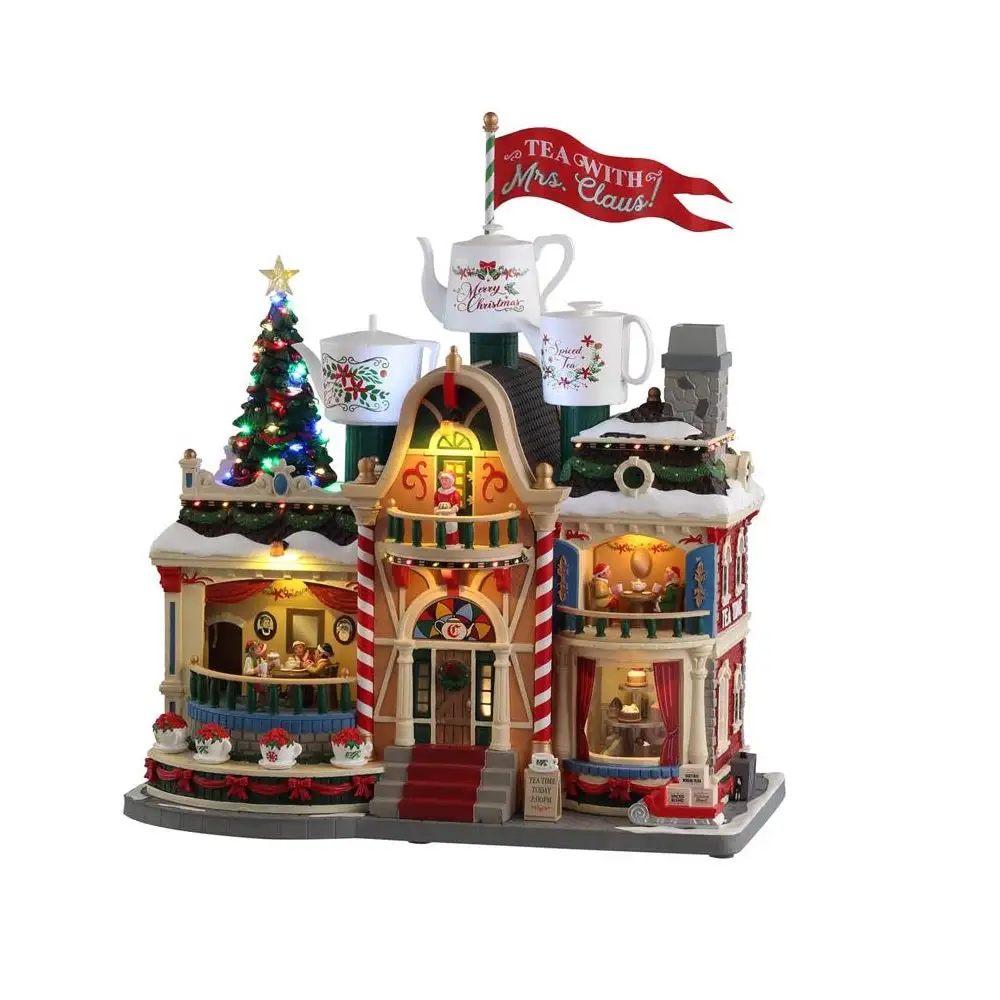 Celebrations LED Inflatable Christmas Cat 7 Feet Tall Holiday Yard Decoration