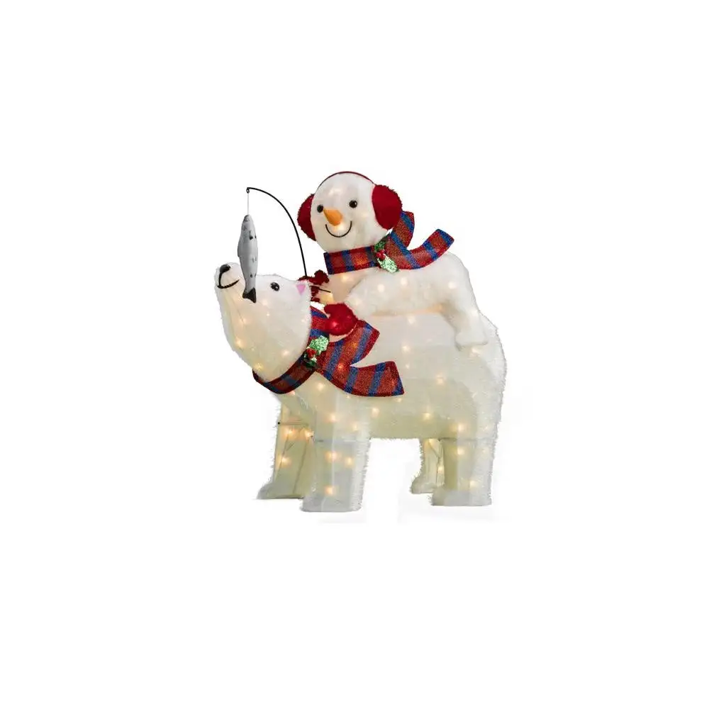 Gemmy Airblown LED Santa on Motorcycle Inflatable Christmas Yard Decoration