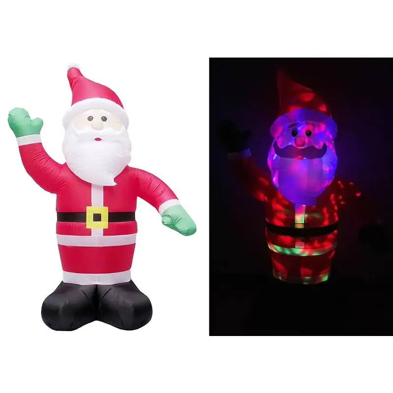 Santas Forest 90225 8' Inflatable Christmas Santa LED Projection