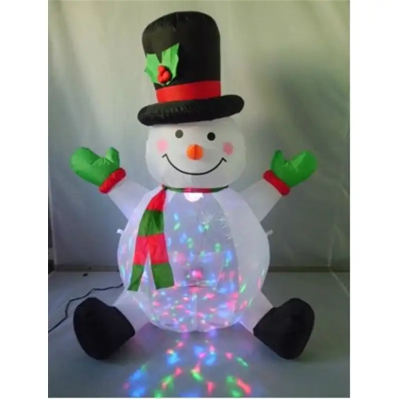 Santas Forest 90323 4' Christmas Inflatable Snowman Holiday Decor