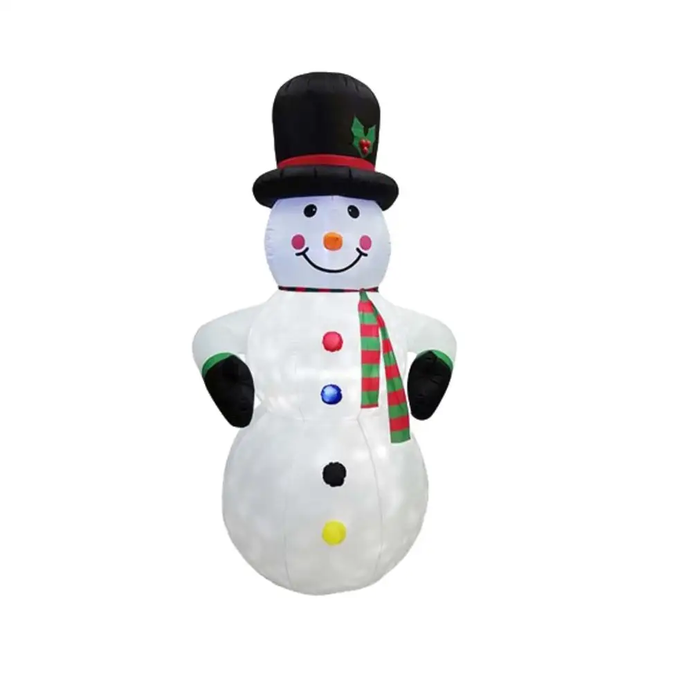 Santas Forest 90608 8 Foot Inflatable Christmas Snowman Outdoor Holiday Yard Decoration
