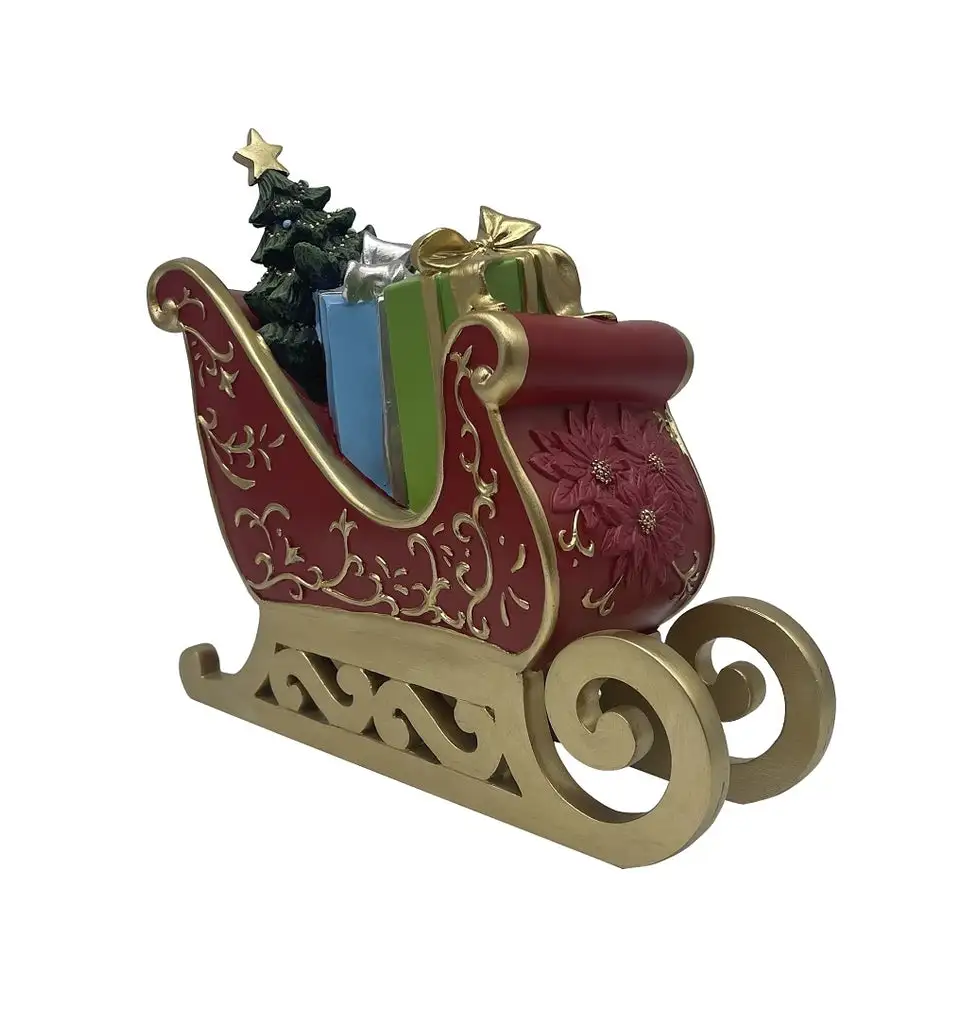 Santas Forest 90807 Inflatable Santa Tractor and Trailer Christmas Decoration Green Red White Outdoor Holiday Decor