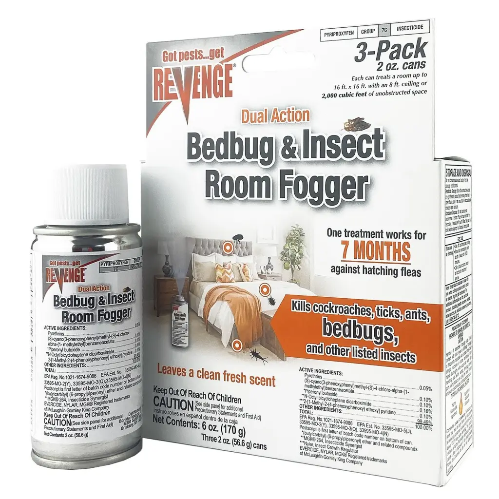 Bonide Dual-Action Bedbug & Insect Room Fogger 3-Pack Home Pest Control