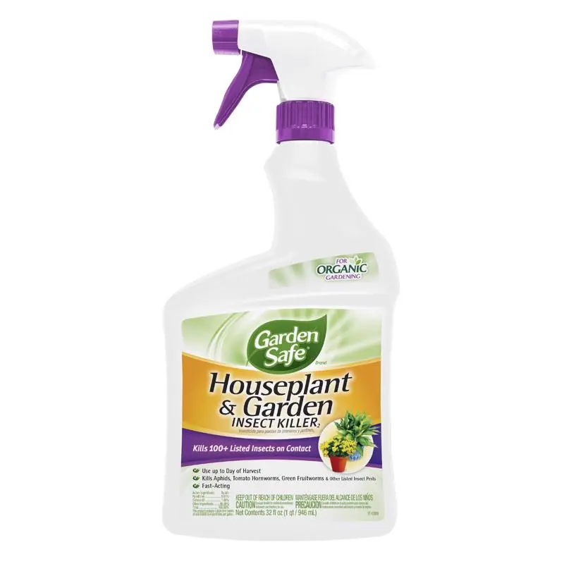 Garden Safe Organic Liquid Insect Killer 32 Ounce Pack 4 Pest Control
