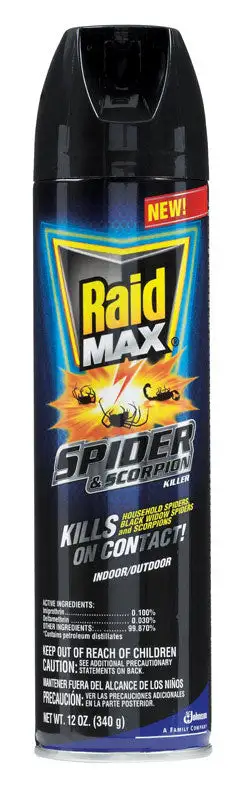 Raid MAX Aerosol Insect Killer 12 oz Pack 12 Fast Pest Elimination