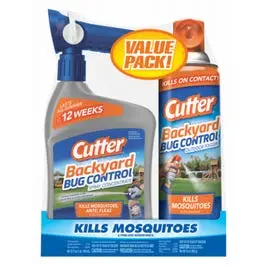 Backyard Bug Control Combo Pack 2-Pk - Effective Pest Repellent Cutter