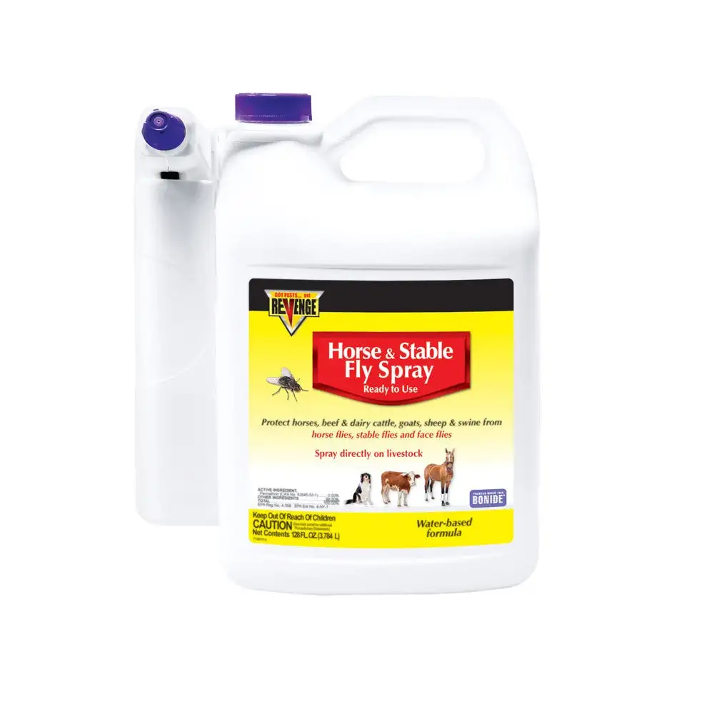Bonide 46173 Revenge Horse & Stable Fly Spray 128 Oz Insect Repellent
