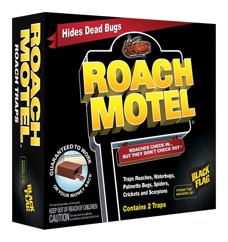 Black Flag Roach Motel Insect Trap Pack 12 Roach Control