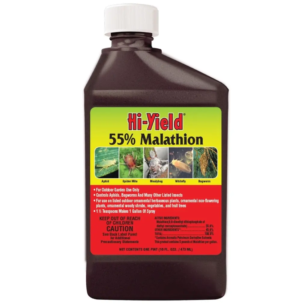 Hi-Yield 55% Malathion 16 oz Insecticide Outdoor Pest Control