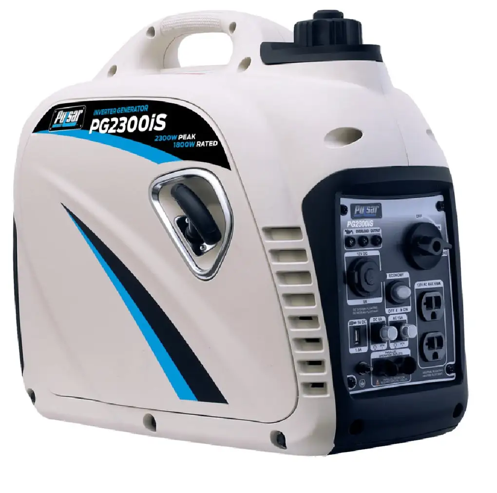 Pulsar PG2300IS Portable Inverter Generator 2300W Quiet Gas Powered Camping RV Home Backup