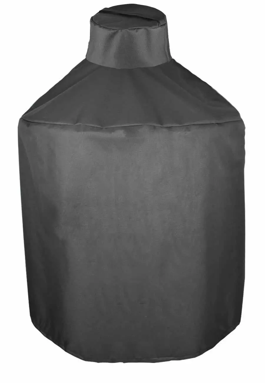 Mini Lustrous Heavy Duty Kamado Ceramic Grill Cover Large Big Green Egg 31x40 Inches Black