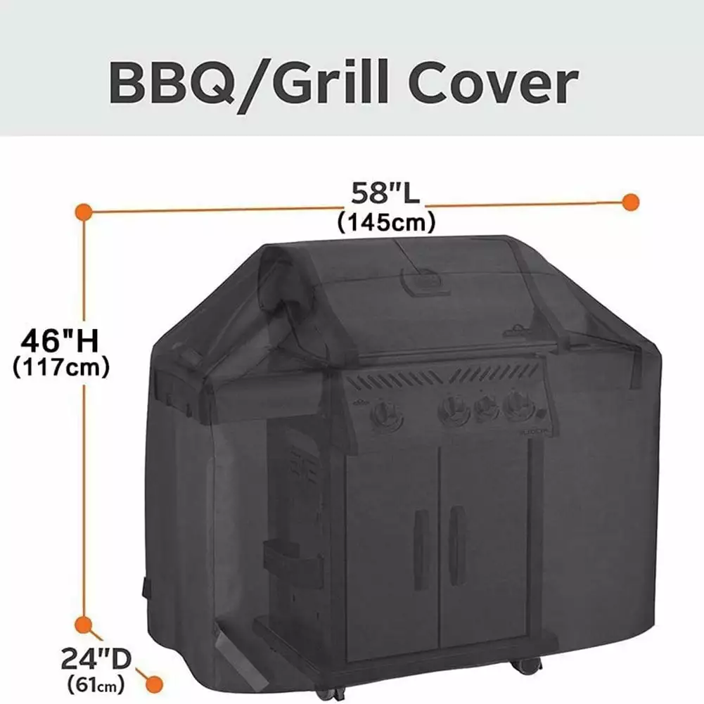 Kettle BBQ Grill Cover Round Smoker Cover Waterproof Garden Patio GYZEE