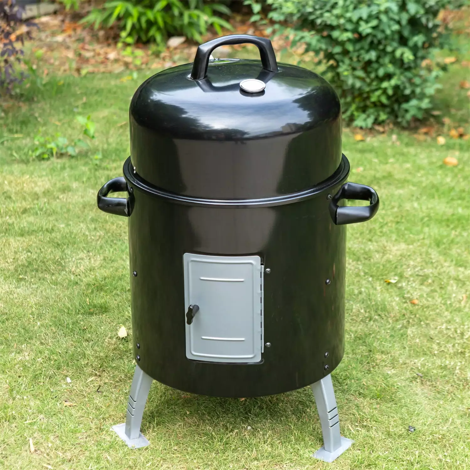 MF Studio 17 Travel-friendly Kettle Charcoal Grill 2 1 BBQ Grill & Smoker