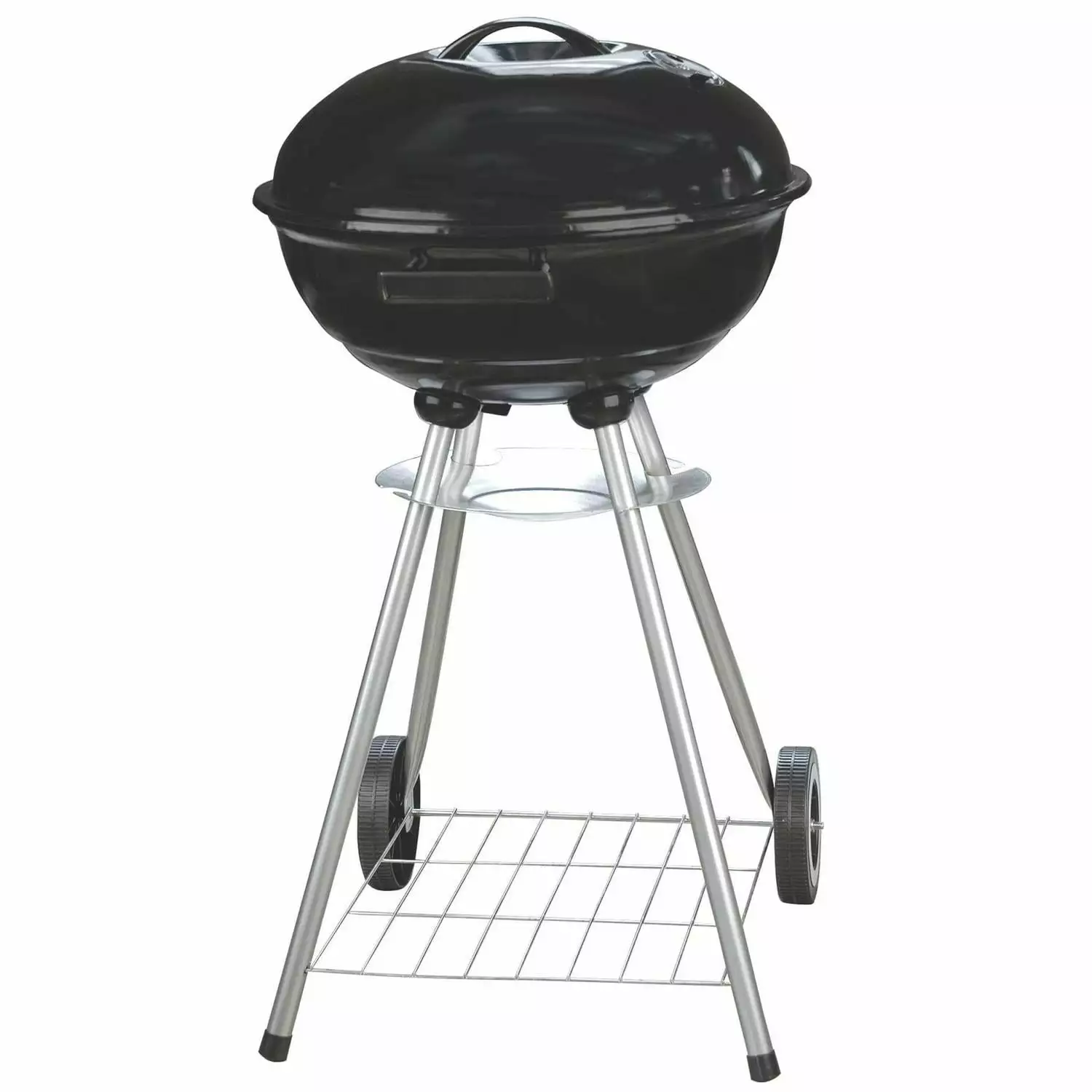 Panther 18.5 Inch Charcoal Kettle Grill Outdoor BBQ and Backyard Cooking