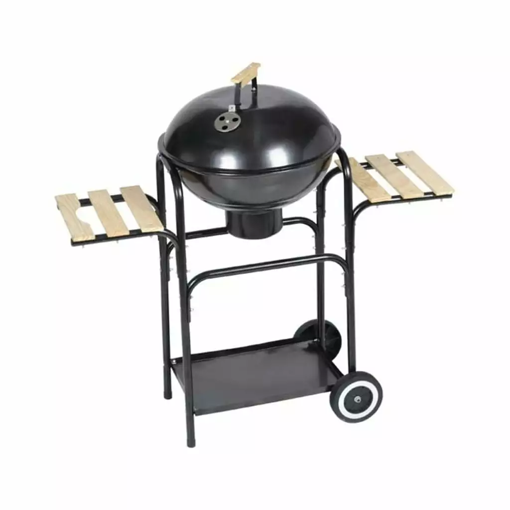 vidaXL Charcoal Kettle Barbecue Louisiana Style Outdoor Cooking Grill