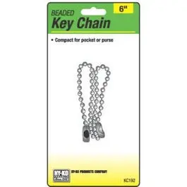 Beaded Key Chain 6-Inch 2-Pack Stylish Key Accessories Hy-Ko