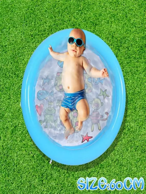 AJKSFHIU Kiddie Pool Inflatable Swimming Pool Toddlers - Easy Set Up Baby Ball Pit Pool Backyard Outdoor Summer Water Part...