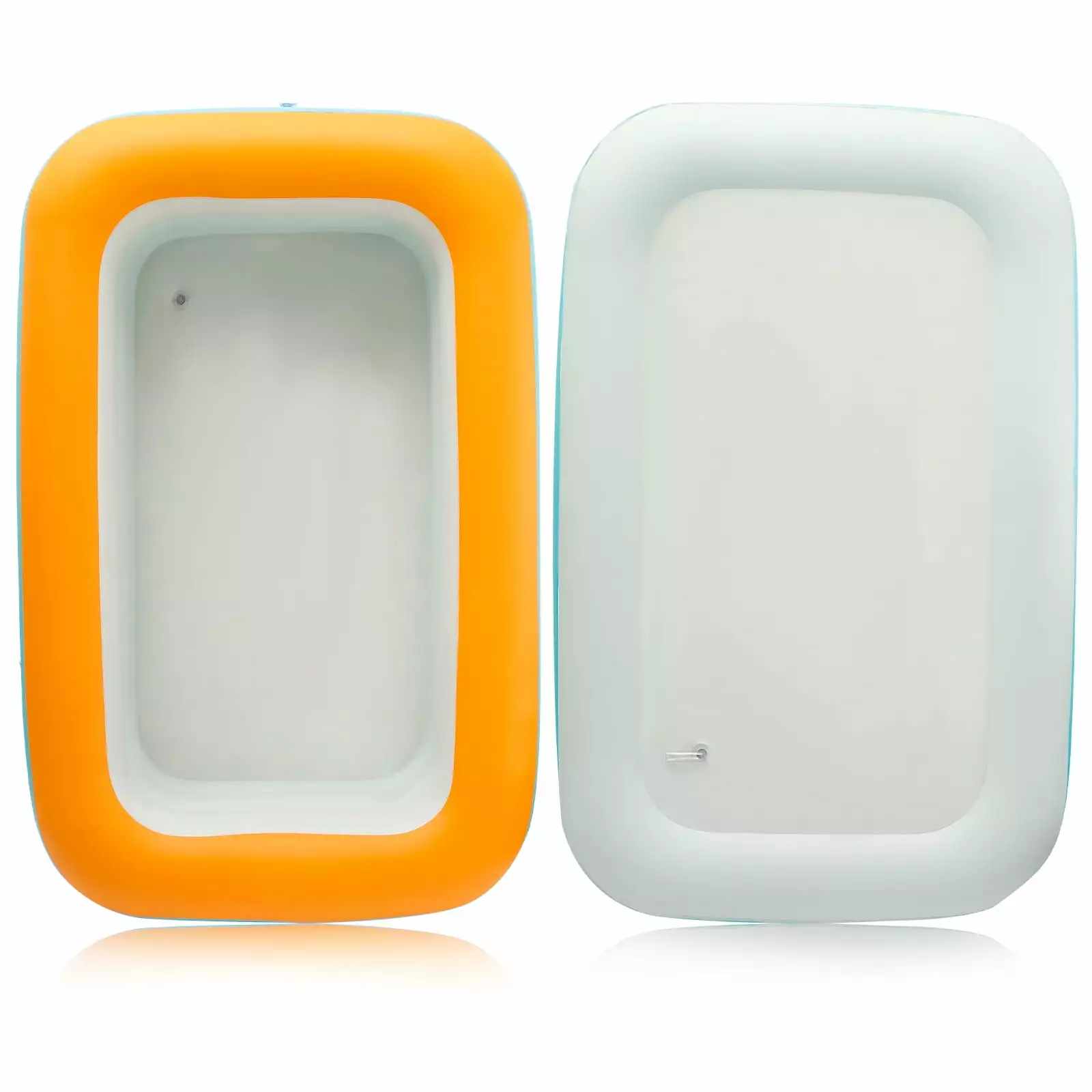 Inflatable Swimming Pool Soft Floor Easy to Use Blow Up Pool Kids Adults Kiddie Pools Drainage Design