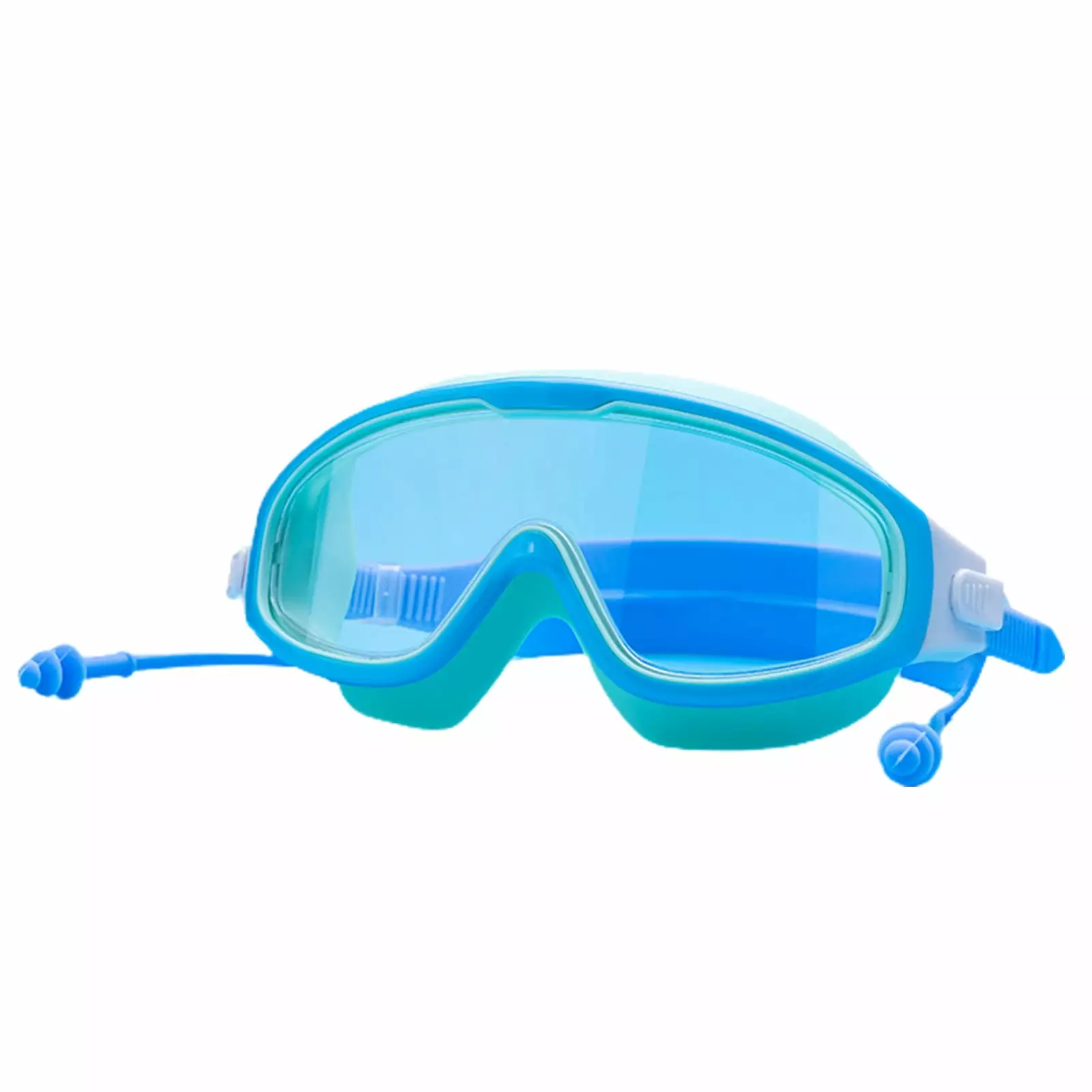 Children High-definition Waterproof Anti-fog Swimming Goggles Earplugs Water Sports