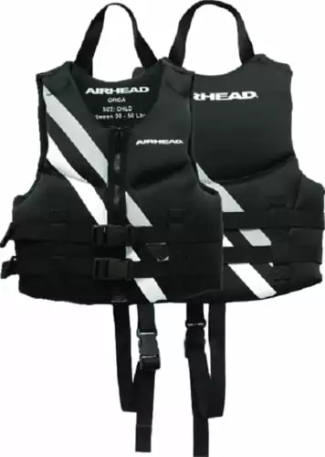 Airhead Orca NeoLite Child Life Jacket Black White 30