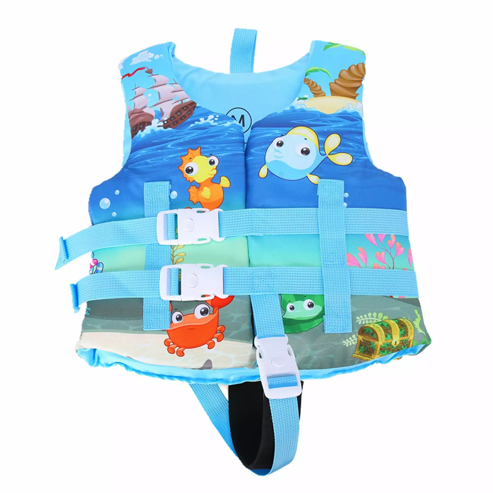 Fullvigor Kids Life Jacket Lockable Buckles Water Sports Swimming Boating