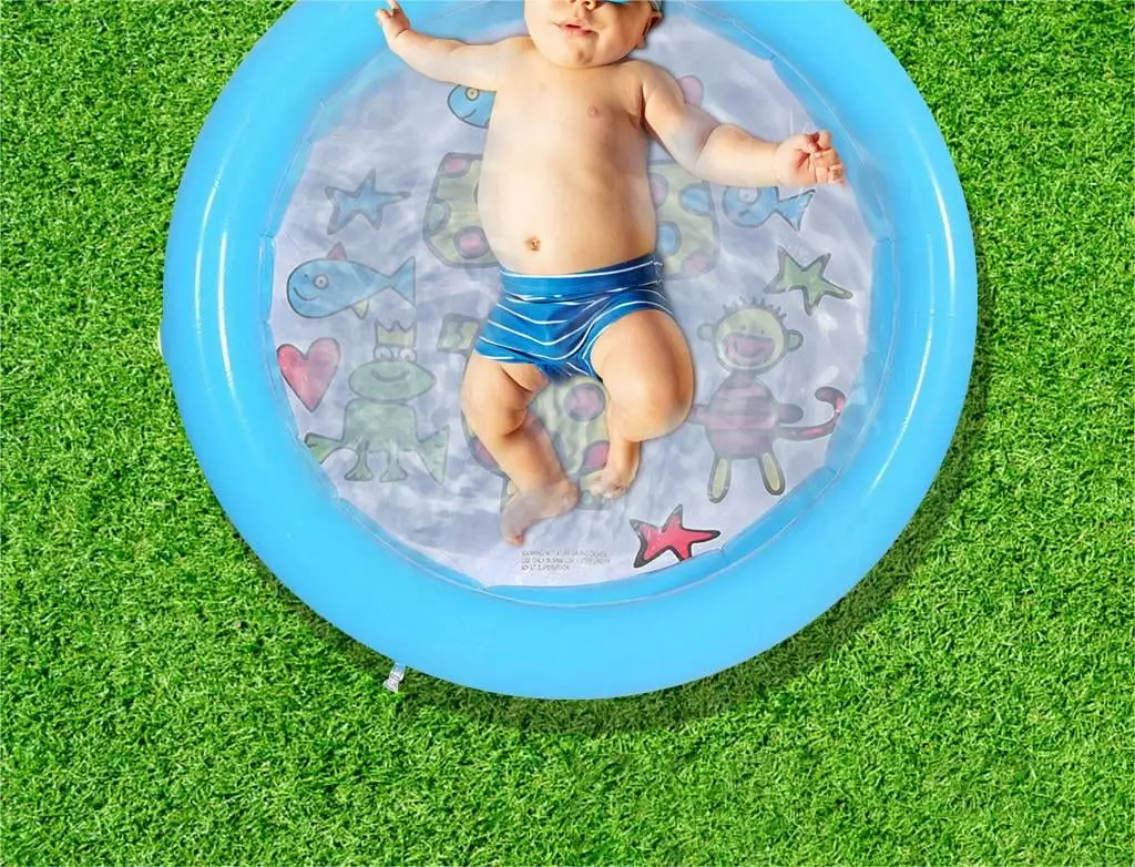 Swimming Clearance Inflatable Pool 23X23.7 Inflatable Swimming Kids Baby Toddler Summer Blow Up