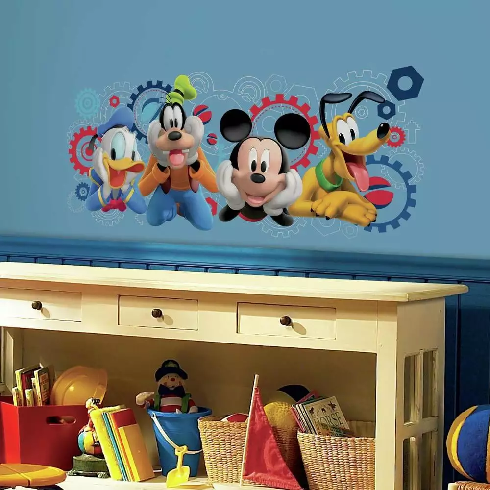 Mickey Mouse Clubhouse Capers Giant Wall Decals Kids Room Nursery Decor RoomMates
