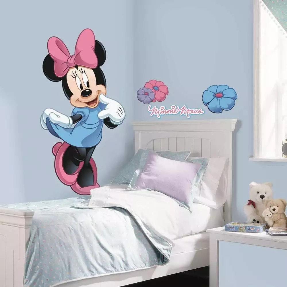 Minnie Mouse Giant Wall Decals Kids Room Nursery Decor RoomMates