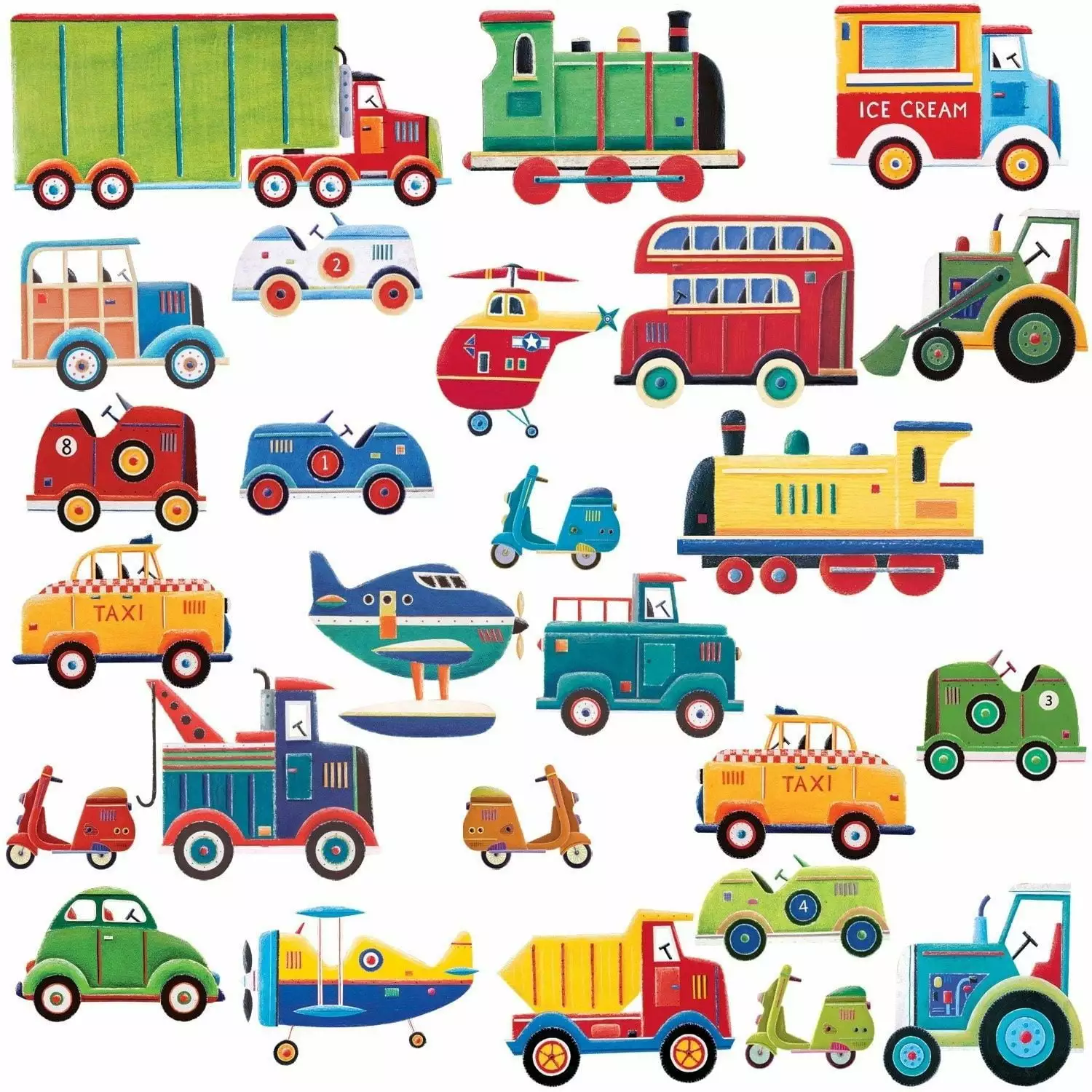 Cars & Trucks 26 Wall Stickers Decor Vehicle Decals Kids Room Nursery York