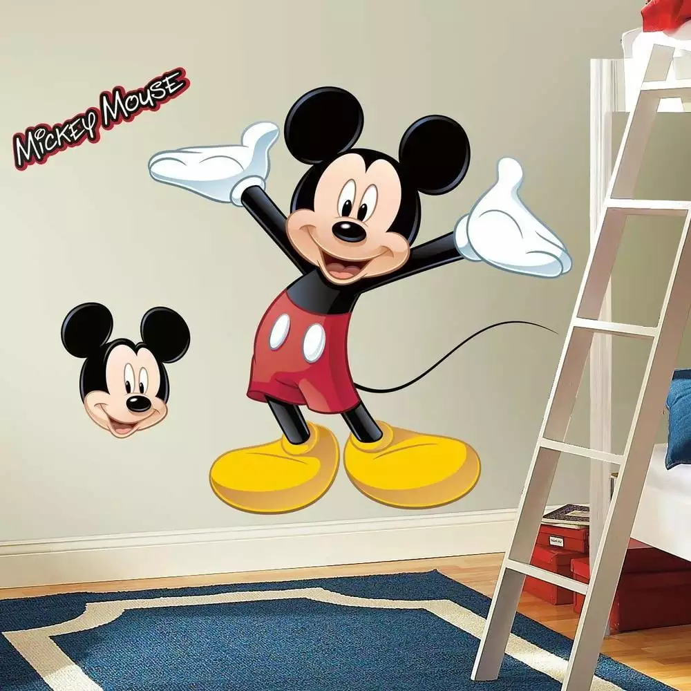 Mickey Mouse Giant Wall Decals Kids Room Nursery Decor York Wallcoverings