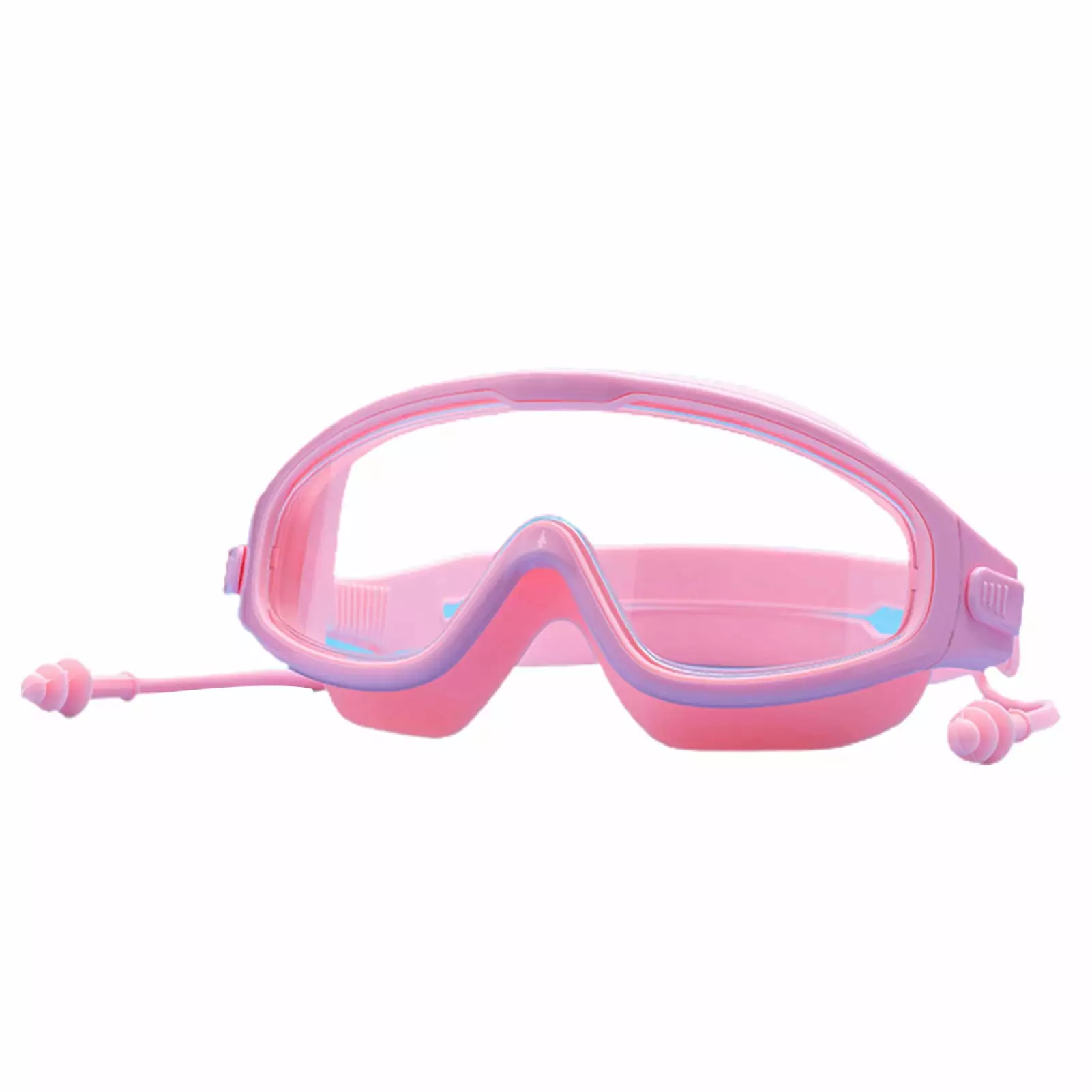 Chicmine Children High-definition Waterproof Anti-fog Swimming Goggles Earplugs Outdoor