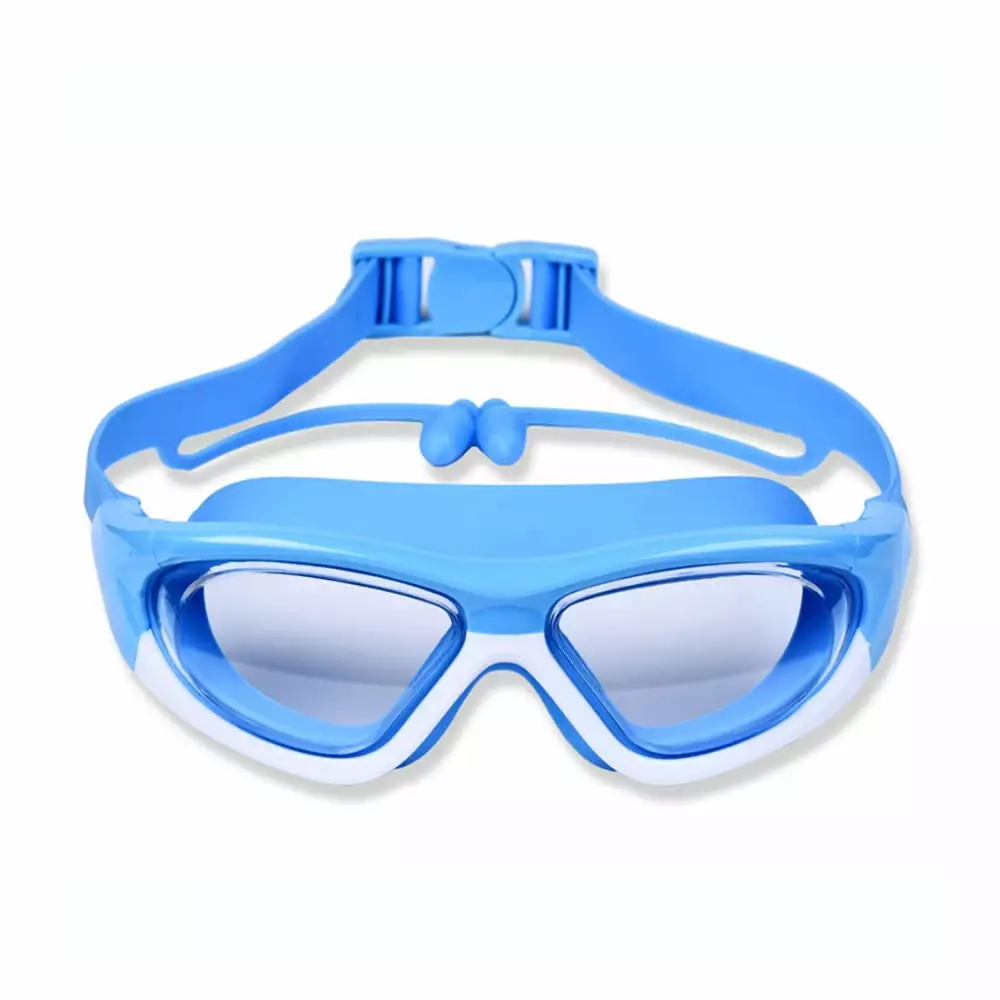 Kids Swim Goggles Ages 6-14 Blue No Leaking Anti-Fog Swimming Glasses Boys Girls Blue